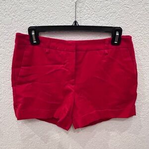 Forever 21 Red High Waist Shorts B15